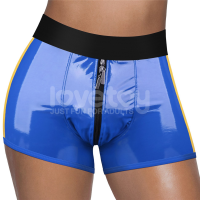 Труси для страпону Chic Strap-On Shorts, сині — Переглянути зображення 4