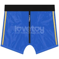Труси для страпону Chic Strap-On Shorts, сині — Просмотреть изображение 6