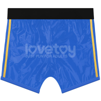 Труси для страпону Chic Strap-On Shorts, сині — Переглянути зображення 7