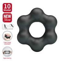 Ерекційне кільце Crazy Bull Super Soft Silicone Clauzell, чорне
