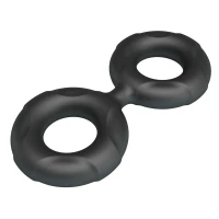 Ерекційне кільце Crazy Bull Super Soft Silicone Radwan, чорне — Просмотреть изображение 5