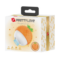 Кліторальний вібратор з пульсацією Pretty Love Pineapple Secret, помаранчевий — Просмотреть изображение 3