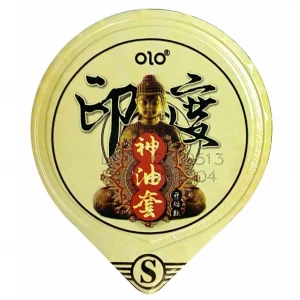 Презервативи Olo Blue Indian God Oil, ультратонкі, з пролонгуючим ефектом, 10 шт