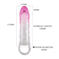 Насадка на пеніс PRETTY LOVE Odes, 17,5 cm,  PENIS SLEEVE — Просмотреть изображение 7