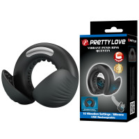 Віброкільце PRETTY LOVE Quentin Vibrating Silicone Cock Ring — Переглянути зображення 3