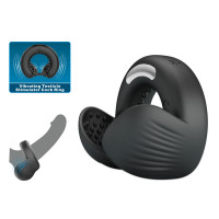 Віброкільце PRETTY LOVE Quentin Vibrating Silicone Cock Ring — Переглянути зображення 5
