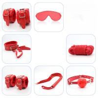 Набір БДСМ іграшок Fetish B-Series BDSM Kit 5.0, червоний — Просмотреть изображение 5