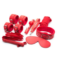 Набір БДСМ іграшок Fetish B-Series BDSM Kit 5.0, червоний — Просмотреть изображение 6