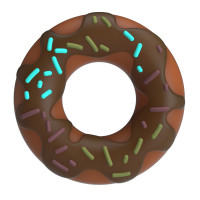 Кільце для члена Pretty Love Choco Super Donut Silicone Cock Ring