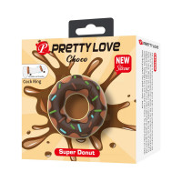 Кільце для члена Pretty Love Choco Super Donut Silicone Cock Ring — Просмотреть изображение 8