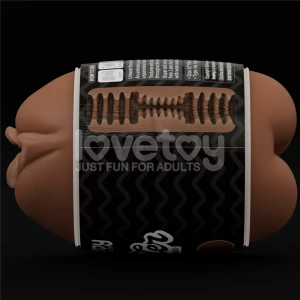 Подвійний мастурбатор вагіна анус SLIDER DOUBLE-ENDED Brown