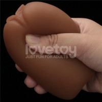 Подвійний мастурбатор вагіна анус SLIDER DOUBLE-ENDED Brown — Просмотреть изображение 4