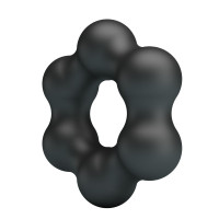 Ерекційне кільце Crazy Bull Super Soft Silicone Clauzell, чорне — Переглянути зображення 9
