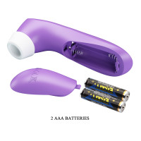 Вібратор з вакуумною стимуляцією клітора Sucking pleasure stimulato Breezer - Purple