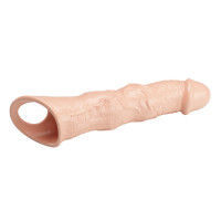 Подовжуюча насадка на пеніс Extension Penis Sleeve with Modular Length Blocks – 28 cm — Переглянути зображення 8