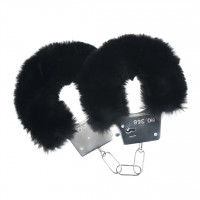 Наручники Classic Fluffy Handcuffs - Black — Просмотреть изображение 3