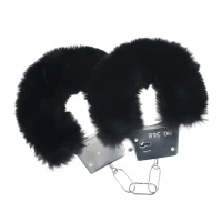 Наручники Classic Fluffy Handcuffs - Black — Переглянути зображення 3