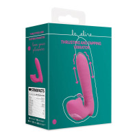 Вібратор для точки G Loveline Thrusting and Tapping Vibrator - Powerful Pink — Просмотреть изображение 4