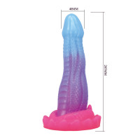 Фалоімітатор Power Monsters Void Python – 20.5 cm Rippled Monster Silicone Dildo — Просмотреть изображение 14