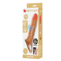 Насадка на пеніс Pretty Love 8.7 Vibrating Penis Sleeve Extender — Просмотреть изображение 8