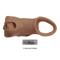 Насадка на пеніс Pretty Love 8.7 Vibrating Penis Sleeve Extender — Просмотреть изображение 9