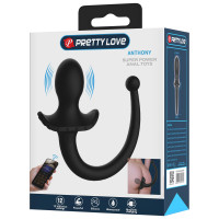 Анальна пробка з вібрацією PRETTY LOVE Anthony Smart App Vibrating Anal Plug — Просмотреть изображение 9