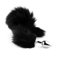 Анальна пробка Plug-Fox TAIL- Black XL