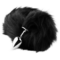 Анальна пробка Plug-Fox TAIL- Black XL — Просмотреть изображение 5