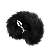 Анальна пробка Plug-Fox TAIL- Black XL — Просмотреть изображение 7