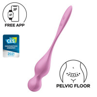 Вагінальні кульки з вібрацією Satisfyer Love Birds 1 pink, рожеві — Просмотреть изображение 6