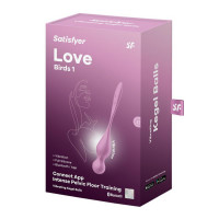 Вагінальні кульки з вібрацією Satisfyer Love Birds 1 pink, рожеві — Просмотреть изображение 7