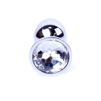 Анальна пробка B - Series Plug-Jewellery Silver PLUG- Clear