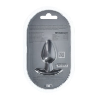 Анальна пробка Smooth Silicone Anal Plug - Medium - 3.1 / 7,9 cm - Gunmetal — Просмотреть изображение 4