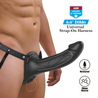 Порожнистий страпон PRETTY LOVE Landon Hollow Strap-On Harness Dildo — Переглянути зображення 4