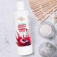 Водний лубрикант 2в1 для інтимної близькості та масажу MyLove Aroma Series Cherry (Вишня), 300 мл — Просмотреть изображение 4