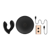 Вібратор Rosy Gold – Wearable Vibrator with Luxury Charging Case – Black — Переглянути зображення 2