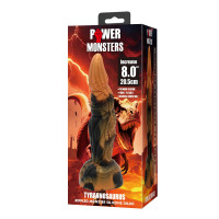 Фалоімітатор Power Monsters Tyrannosaurus – 20.5 cm Rippled Monster Silicone Dildo — Просмотреть изображение 8