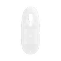 Фалоімітатор з вібро LED Vibrating Straight Cock with Balls - 20 cm - Transparent — Просмотреть изображение 4