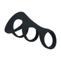 Потрійне ерекційне кільце LEVELZ Triple Ring, силіконове — Просмотреть изображение 4