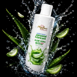 Водний лубрикант для інтимної близькості та масажу 2в1 MyLove Aroma Series Aloe Vera (Алое Вера)