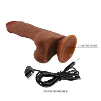 Фалоімітатор PRETTY LOVE - Calisto, TPR, 5 vibration functions 5 rotation functions 5 thrusting sett — Переглянути зображення 4