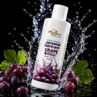 Водний лубрикант 2в1 для інтимної близькості та масажу MyLove Aroma Series Grape (Виноград), 300 мл