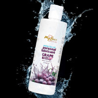 Водний лубрикант 2в1 для інтимної близькості та масажу MyLove Aroma Series Grape (Виноград), 300 мл — Просмотреть изображение 4