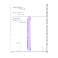 Подвійний фалоімітатор Realistic Double Dong - 18'' / 45 cm — Просмотреть изображение 5