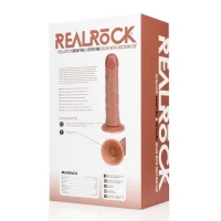 Вібратор реалістик Vibrating and Rotating Regular Curved Cock - 8 / 20,5 cm - Tan — Переглянути зображення 3