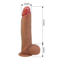 Фалоімітатор Pretty Love Mendel 10 Super Soft Liquid Silicone Dildo — Переглянути зображення 7