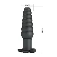Анальна пробка з вібрацією Pretty Love Imron Vibrating Anal Plug — Переглянути зображення 8