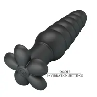 Анальна пробка з вібрацією Pretty Love Imron Vibrating Anal Plug — Переглянути зображення 9
