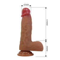 Фалоімітатор PRETTY LOVE Dwell 7.6 Super Soft Liquid Silicone Dildo — Просмотреть изображение 6