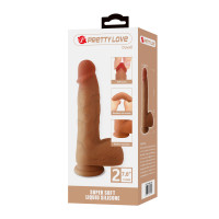 Фалоімітатор PRETTY LOVE Dwell 7.6 Super Soft Liquid Silicone Dildo — Просмотреть изображение 7